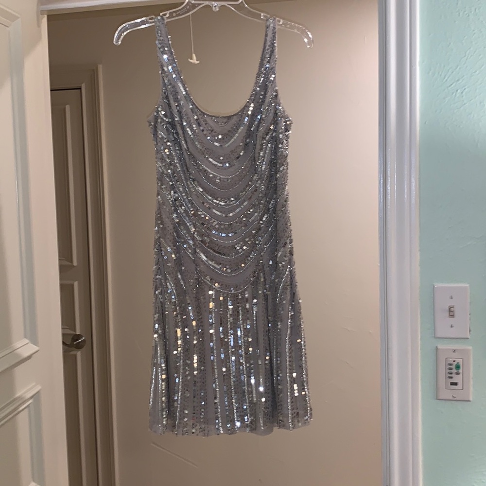 Adrianna Papell beaded dress